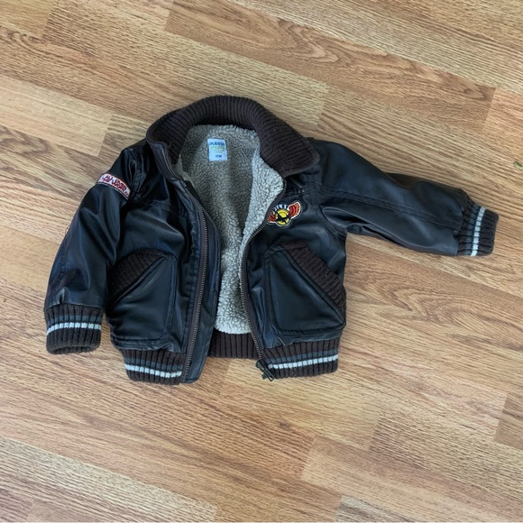 Please Mum pleather pilot jacket - Picture 1 of 5
